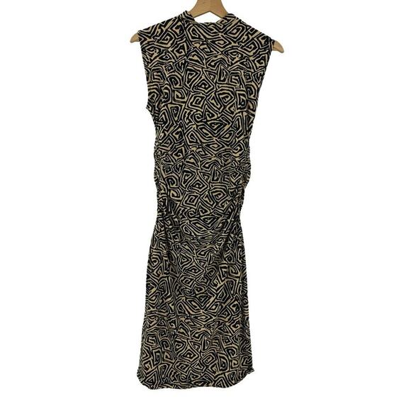Proenza Schouler White Label Abstract Swirl Sleeveless Stretch Knit Midi Dress - Picture 7 of 12